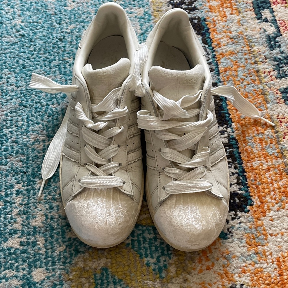 Adidas Cream Casual Sneakers
